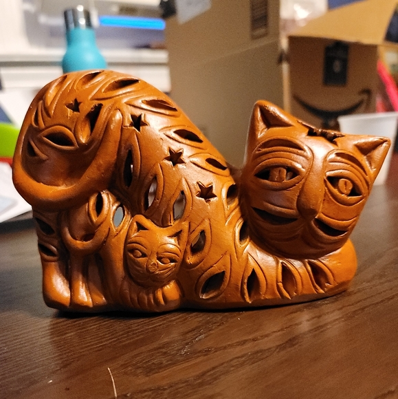 Celestial Cats Tealight Holder